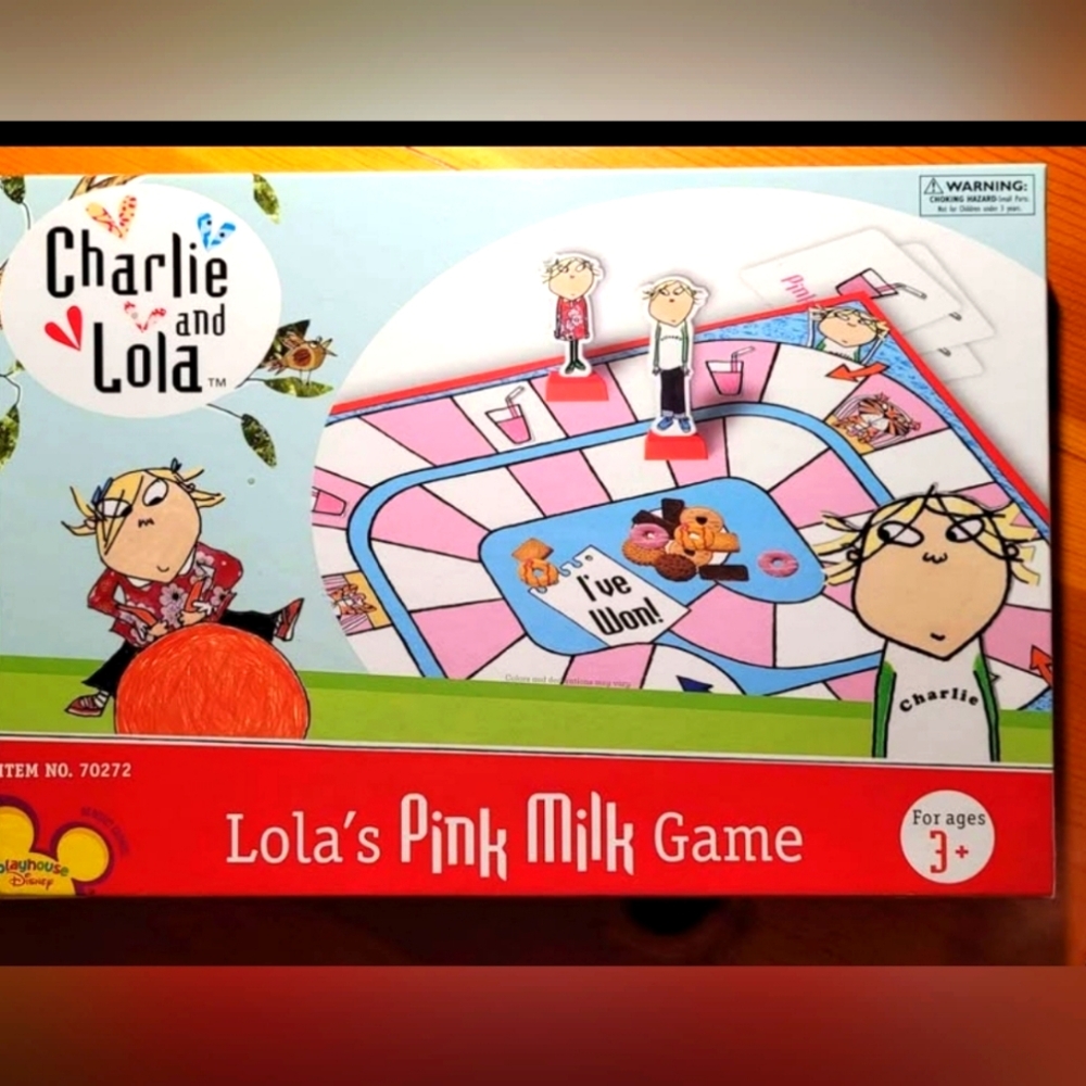 Charlie and Lola "Lola's pink milk game"
